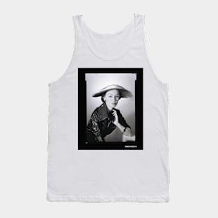 Women model vintage photo Tank Top